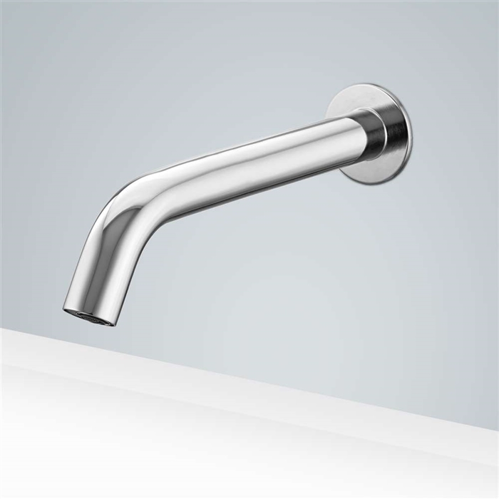 BathSelect Brio Chrome Touchless Wall Mounted Faucet