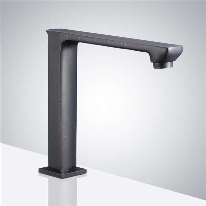 BathSelect Oil Rubbed Bronze Commercial Automatic Hands Free Bathroom Sink Faucet