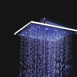 Led shower head color changing