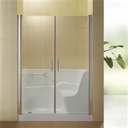 BathSelect modern glass door walk-in tub for buyer comparison and accessibility planning