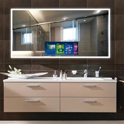 BathSelect 43" Smart Android Wall Mount Smart Mirror With HD Television BIM Object Files 