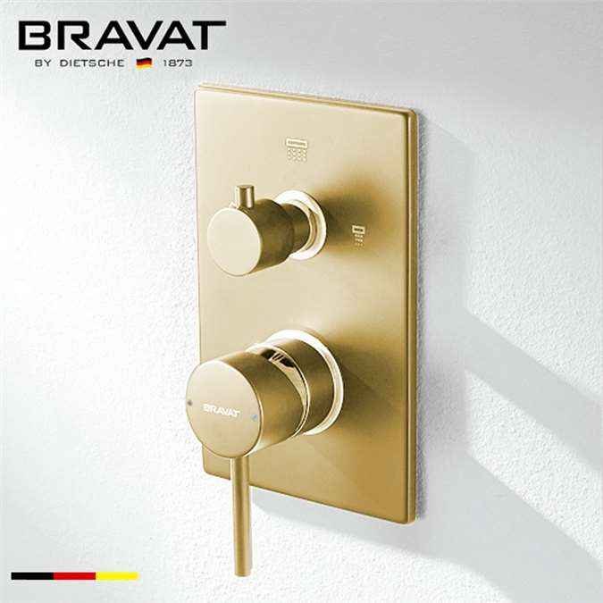 Bravat-Brushed-Gold-2-Way-Shower-Mixer-Control