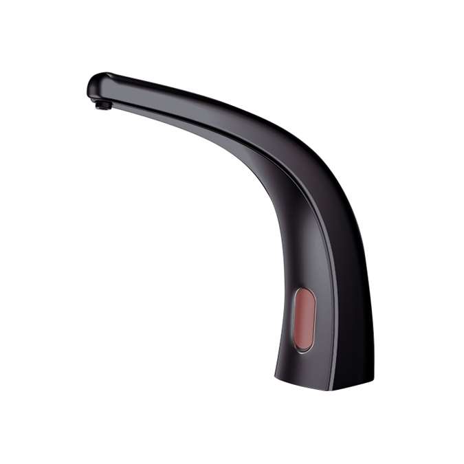 BathSelect Matte Black Commercial Automatic Liquid Foam Soap Dispenser