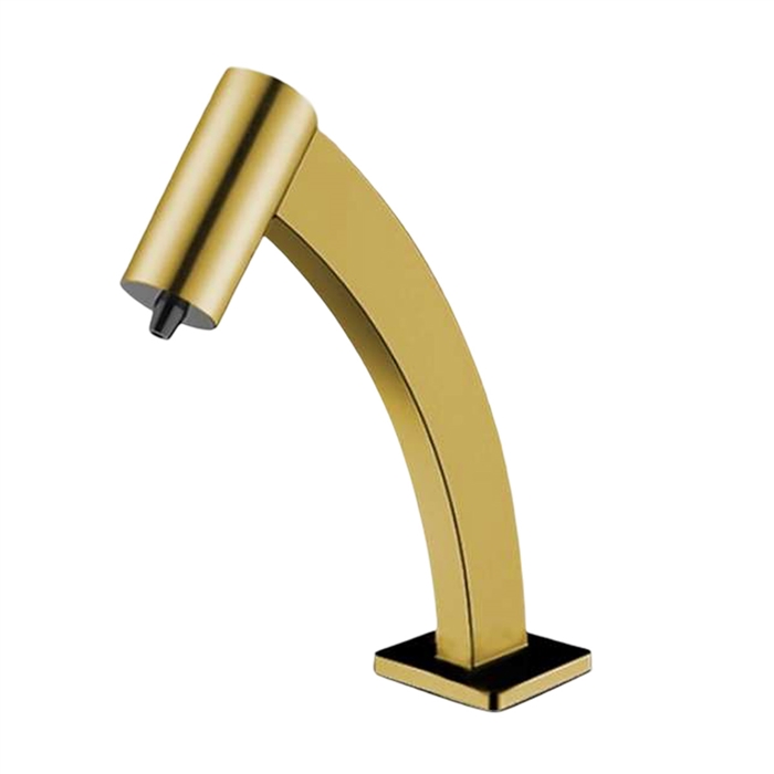 BathSelect Gold Hand Sanitizer Automatic Soap Dispenser - Deck Mounted Commercial