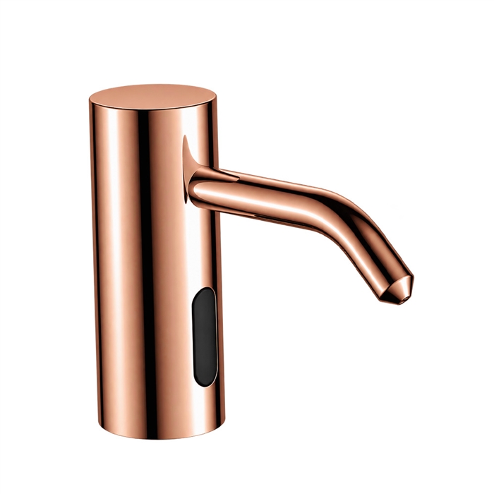 BathSelect Rose Gold Stainless Steel Commercial Automatic Soap Dispenser