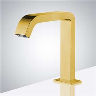 Motion sensor touchless bathroom faucets