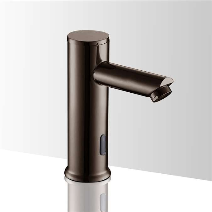 Sensor Faucet Oil Rubbed Bronze Finish, Automatic Bathroom Faucet Bronze