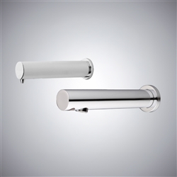 Fontana Commercial Stainless steel high quality wall mount Automatic Faucet & Soap Dispenser Fontana Commercial Stainless steel high quality wall mount Automatic Faucet & Soap Dispenser