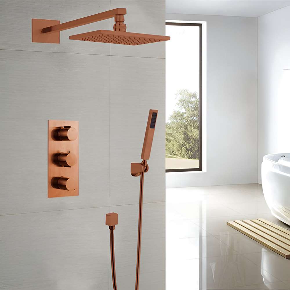 Alurae in Light Oil Rubbed Bronze Finish Shower Set (BST6109RB)