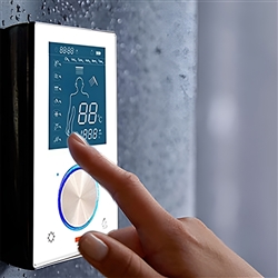  BIM Object Files Digital shower control system shower mixer intelligent shower control system for bathroom