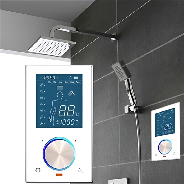 electronic shower control panel