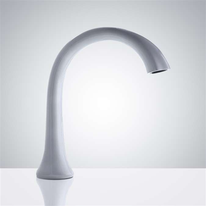 BathSelect BST617 White Commercial Touchless Sensor Faucet