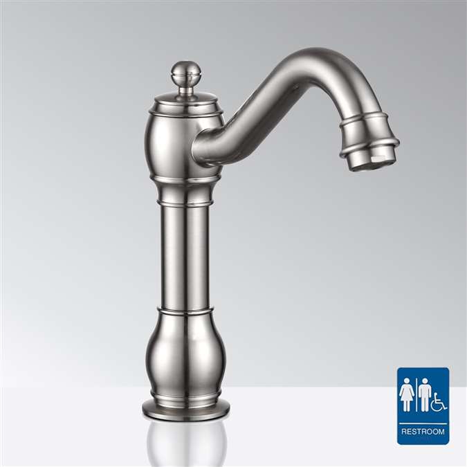 BathSelect The Queen Chrome Commercial Motion Sensor Faucet