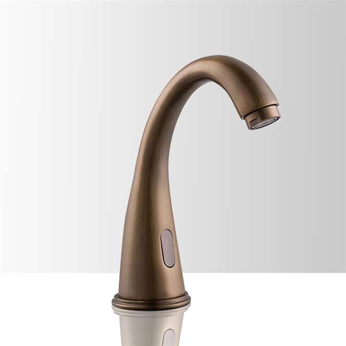 Venice Brass Commercial Sensor Faucet, Touchless Bathroom Faucet Bronze