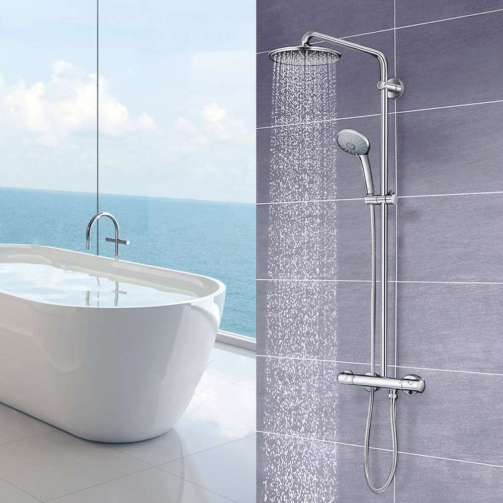 1-Jet Shower System in StarLight Chrome (BST619)