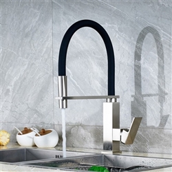 Bari Stainless Steel Kitchen Sink Faucet with Soap Dispenser