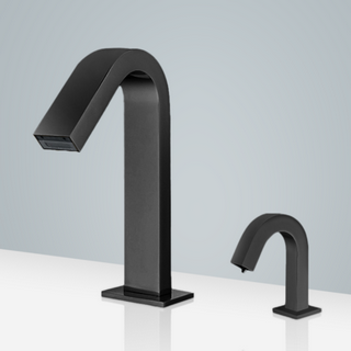 Matching touchless soap dispensers and faucet coordination