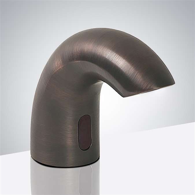 BathSelect Verona Antique Bronze Deck Mount Commercial Sensor Faucet