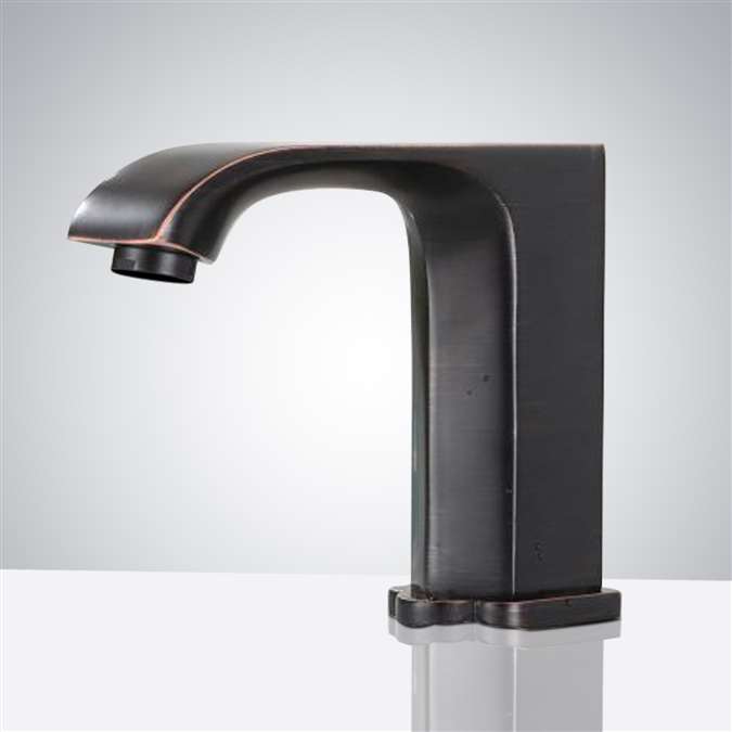BathSelect Oil Rubbed Bronze Commercial Hands-Free Automatic Motion Sensor Faucet
