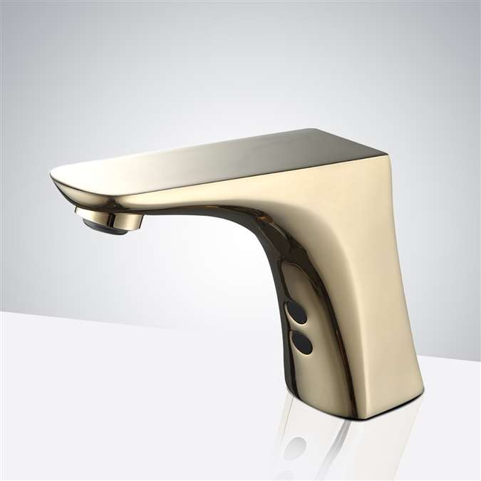 BathSelect Commercial Automatic Infrared Sensor Faucet Gold
