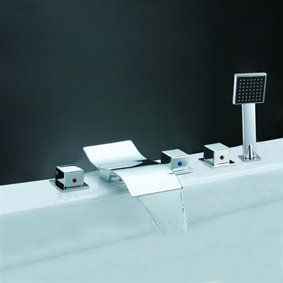 Adalee Chrome Bathtub Mixer Y-8015-F (BSY-8015-F)