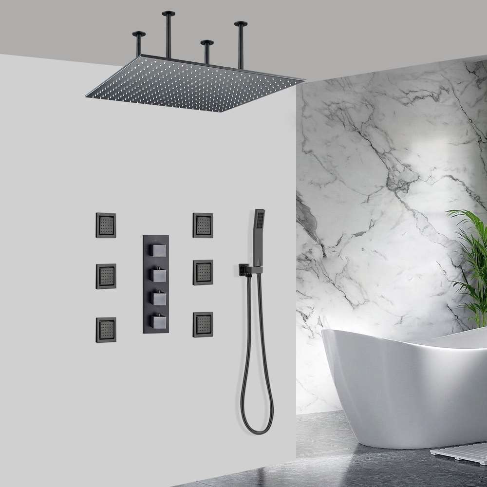 24 inch Royal Shower with Adjustable Body Jets and Mixer (BT-977RB-nl)
