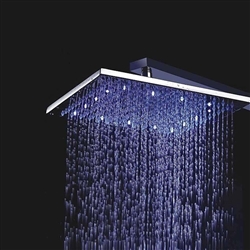 Led shower head color changing