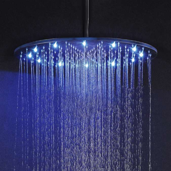 Oil rubbed bronze showerhead and bathroom fixture finish