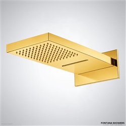 Gold Plate Bathroom Wall Mount Soild Brass Two ways Kohler Shower Head